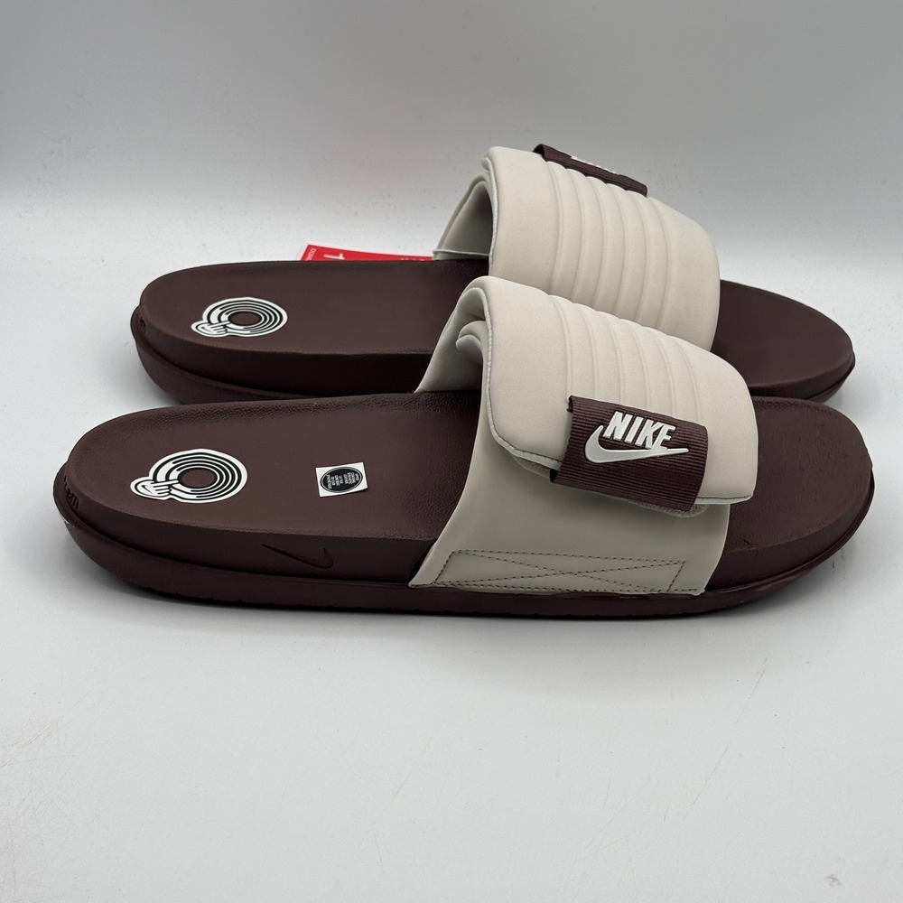 Nike Offcourt Adjust Slide Shoes Mens Size 13 Tattoo Sail Light Bone DQ9624-500